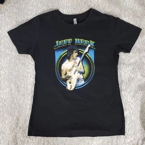 Jeff Beck T-shirt Women's Size XL **it can be used mens S/M read for details**
